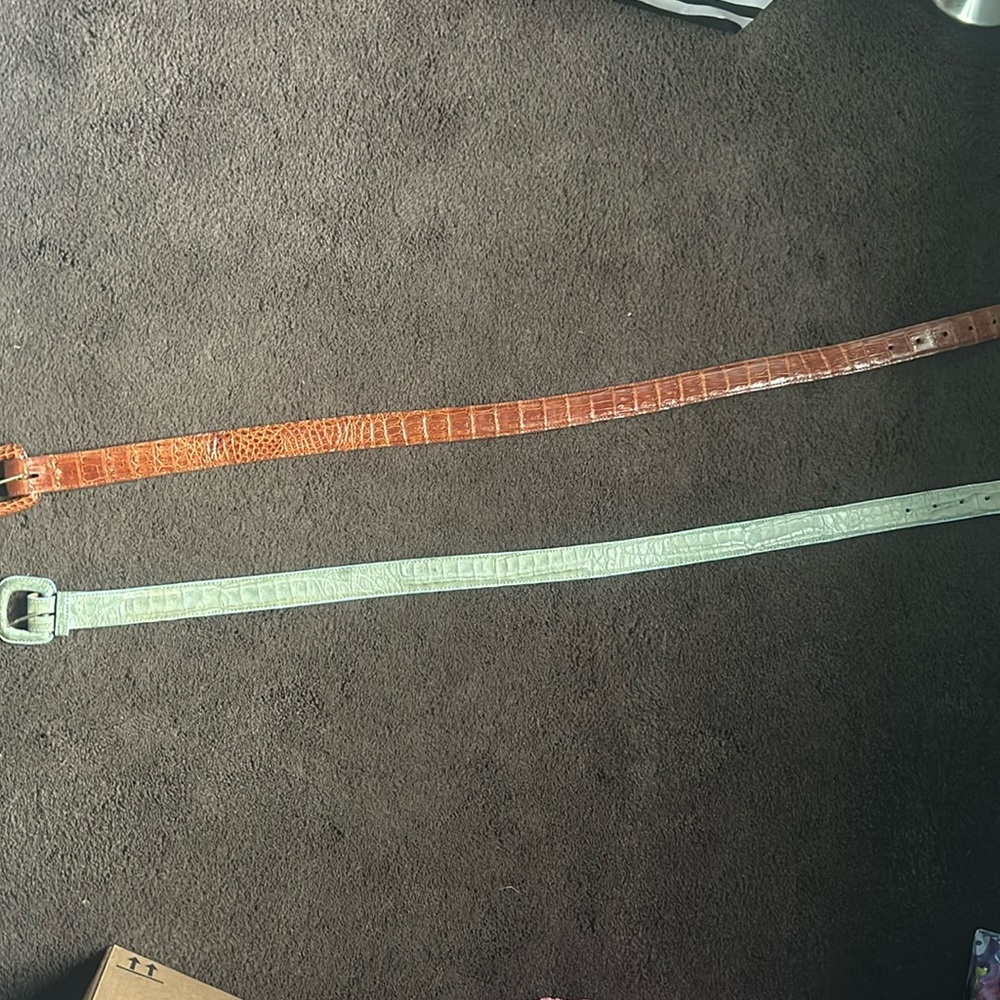 Scully and scully genuine crocodile belts